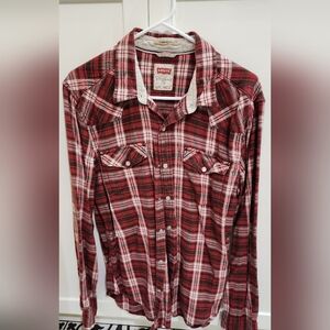 Womens Levi flannel shirt